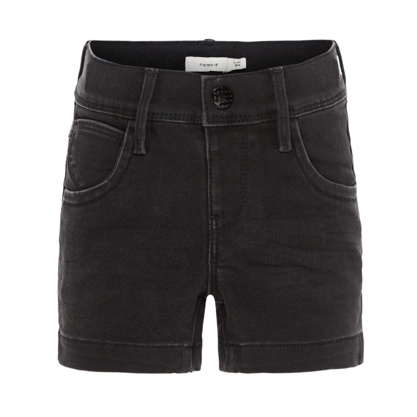 Name It Kız Yazlık Denim Şort Siyah