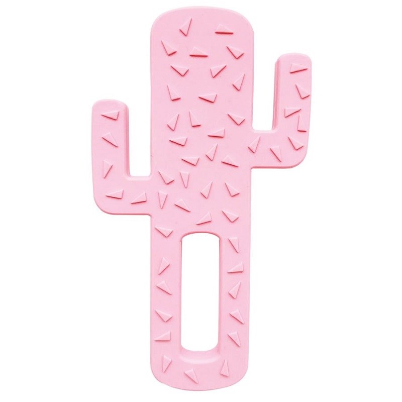 OiOi Silikon Diş Kaşıyıcı - Kaktüs Pembe