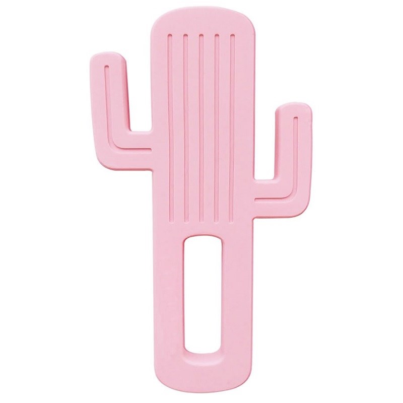 OiOi Silikon Diş Kaşıyıcı - Kaktüs Pembe