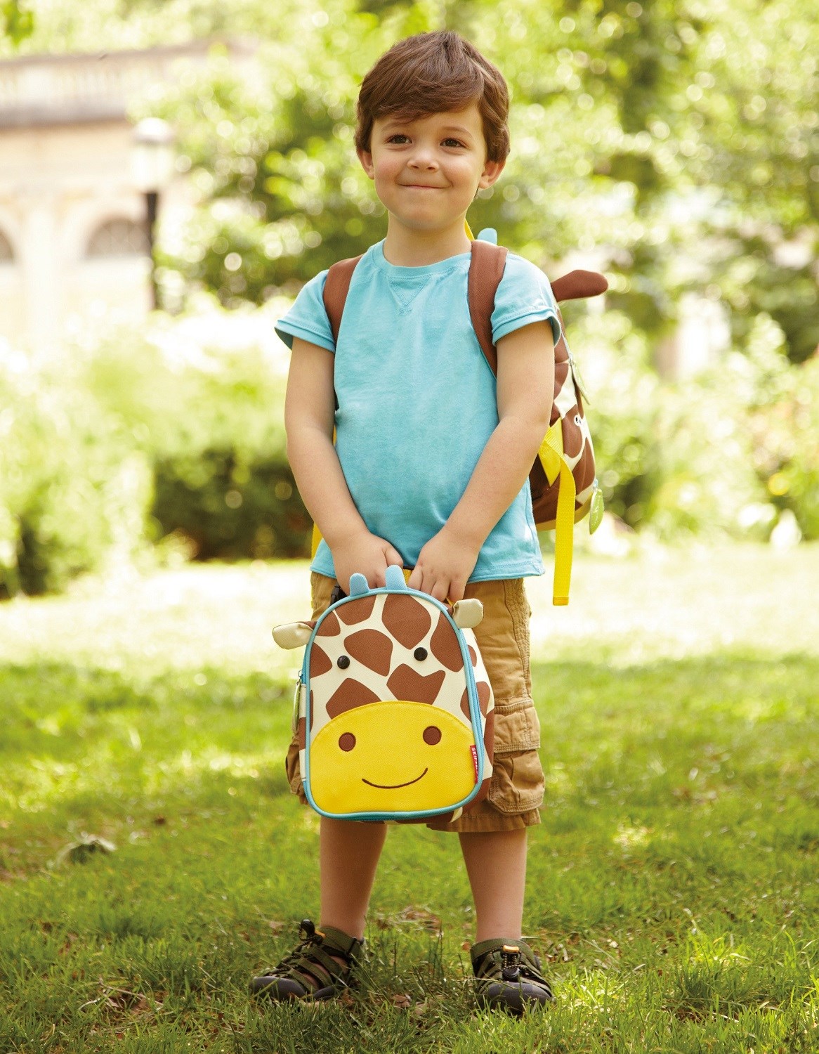 Skip Hop Zoo Lunchies Beslenme Çantası Zürafa Kahverengi 