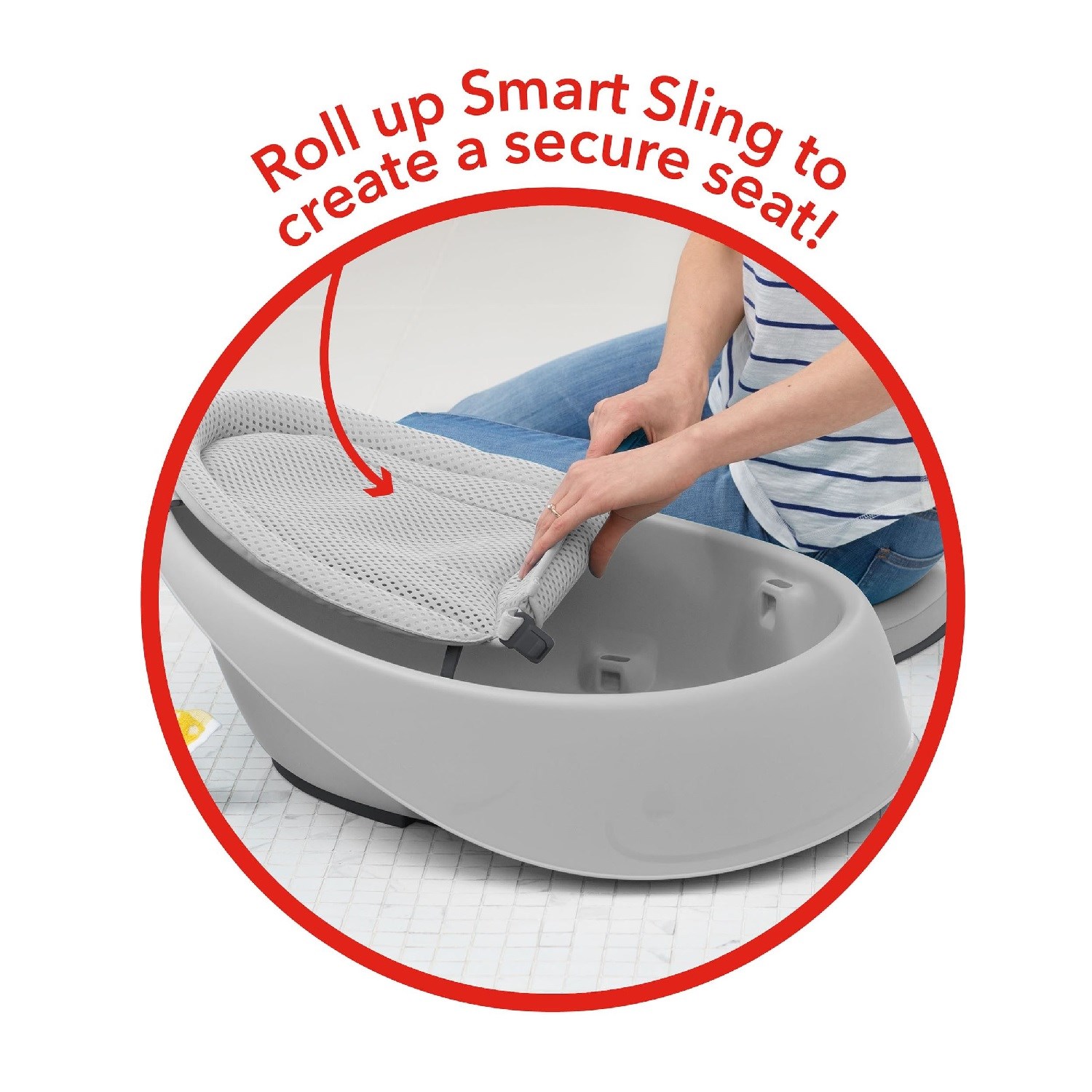 Skip Hop Moby 3´ü 1 Arada Akıllı Küvet Gri