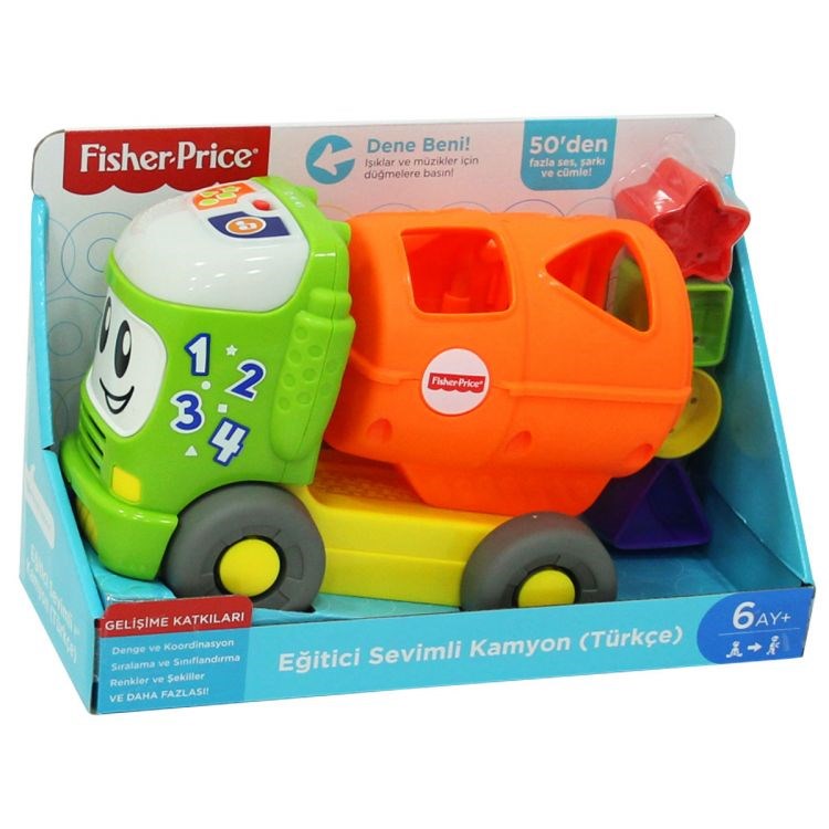Fisher Price Eğitici Sevimli Kamyon Arkadaşım ( Türkçe ) Orjinal