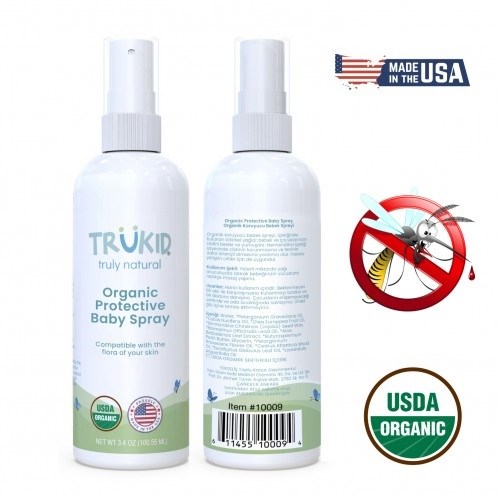 TruKid Organik Sinek Kovucu Sprey 118 ml Orjinal