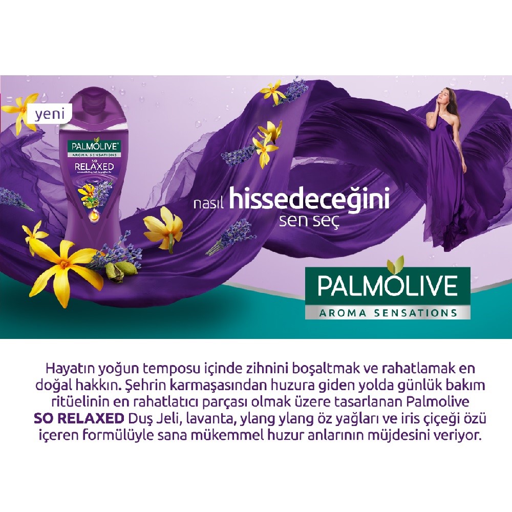 Palmolive Relaxed Duş Jeli 750 ml Orjinal