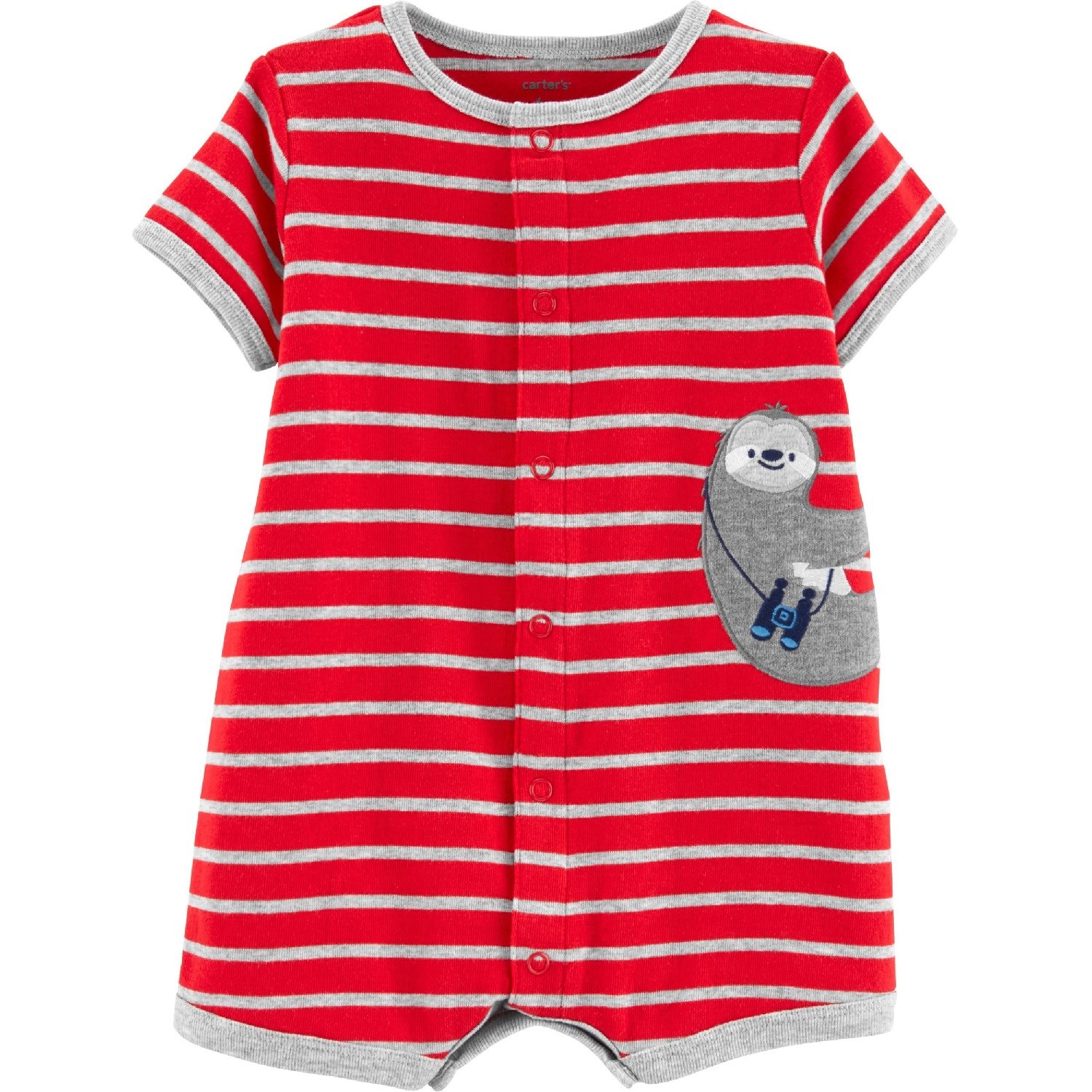 Carter's Yazlık Erkek Bebek Romper Tulum Kırmızı