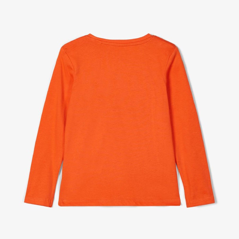Name It Erkek Organik Pamuk Sweatshirt Turuncu