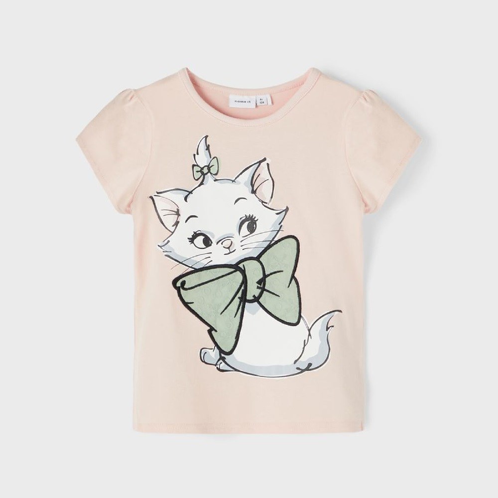 Name It Kız Yazlık Disney Lisanslı Kısa Kollu Tshirt Pembe