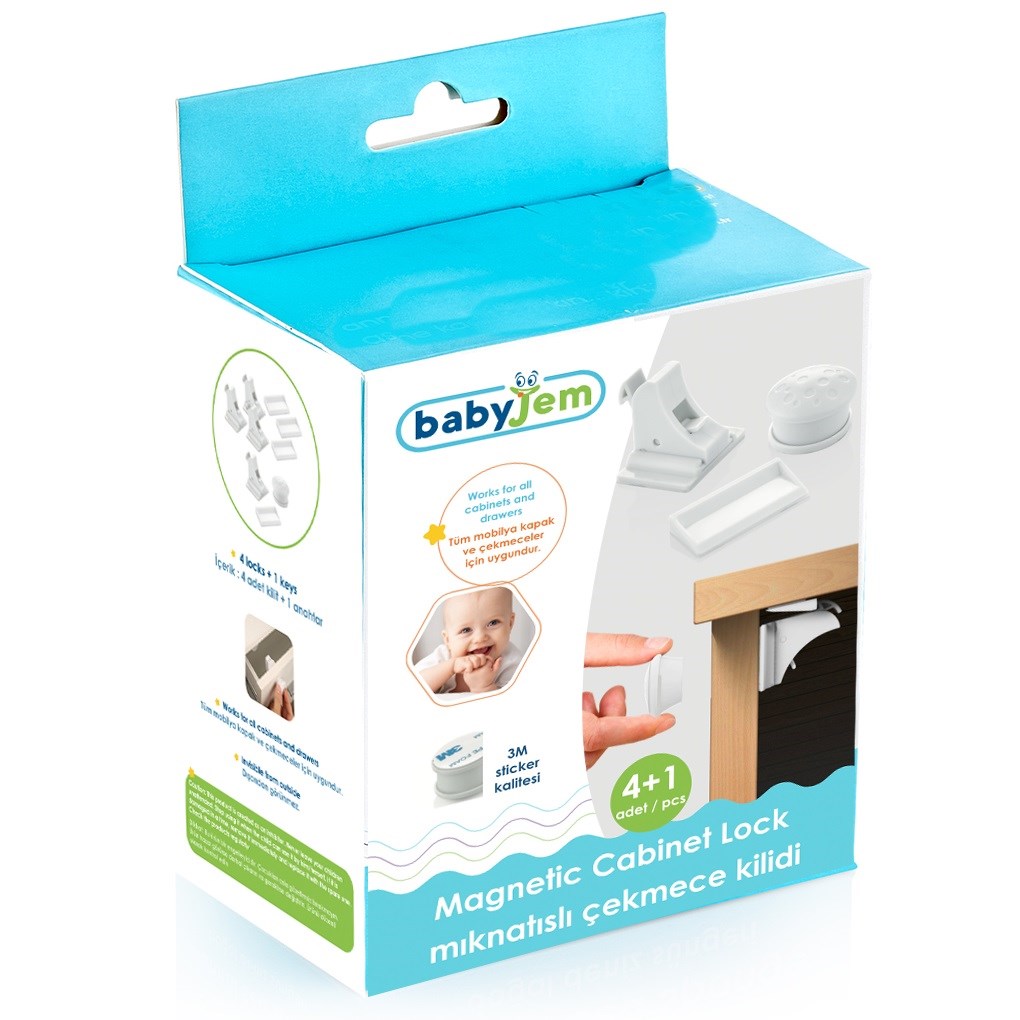 Babyjem Mıknatıslı Çekmece Kilidi Orjinal