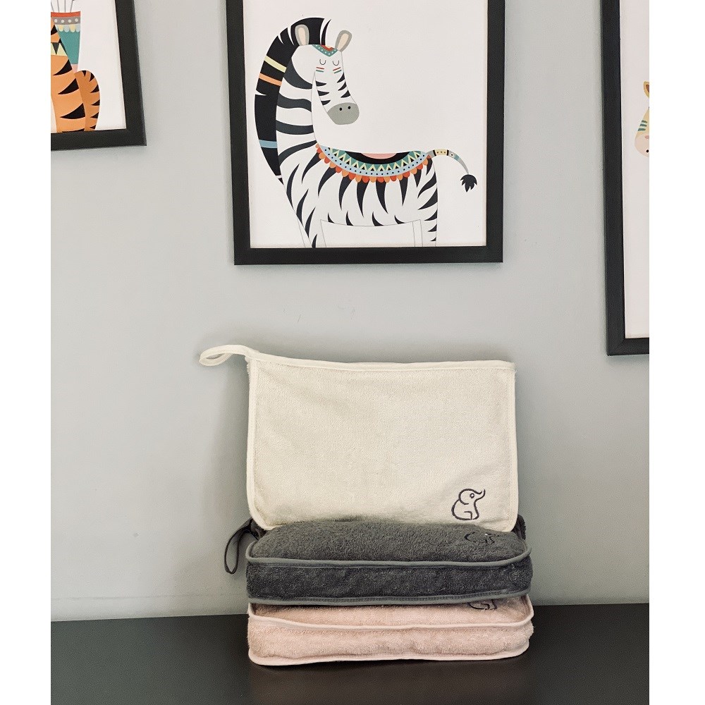 Baboo Creamy Organiser Bag - Krem Organizatör Havlu Çanta Krem