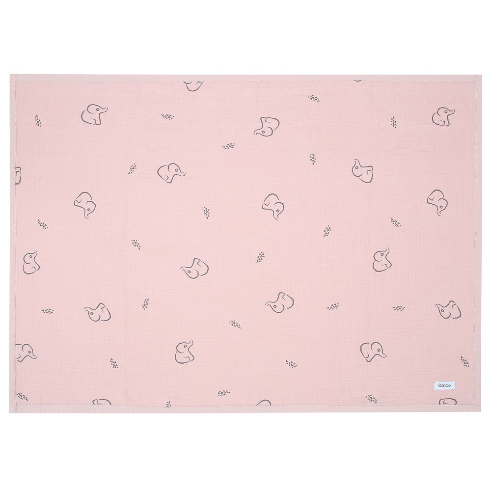 Baboo Pink Muslin Blanket - Pembe Müslin Battaniye Pembe