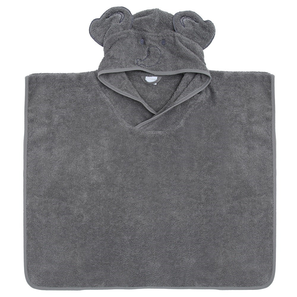 Baboo Grey Poncho Towel - Gri Panço Havlu Gri