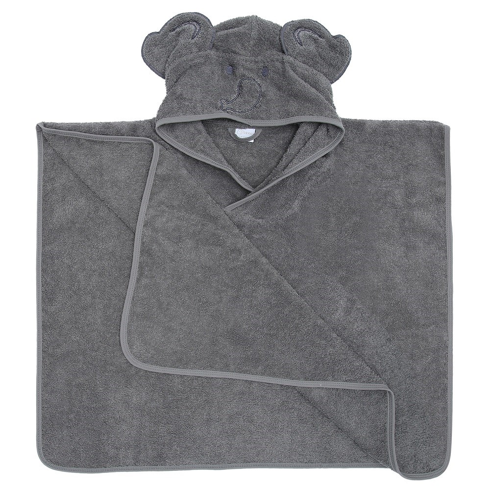 Baboo Grey Poncho Towel - Gri Panço Havlu Gri