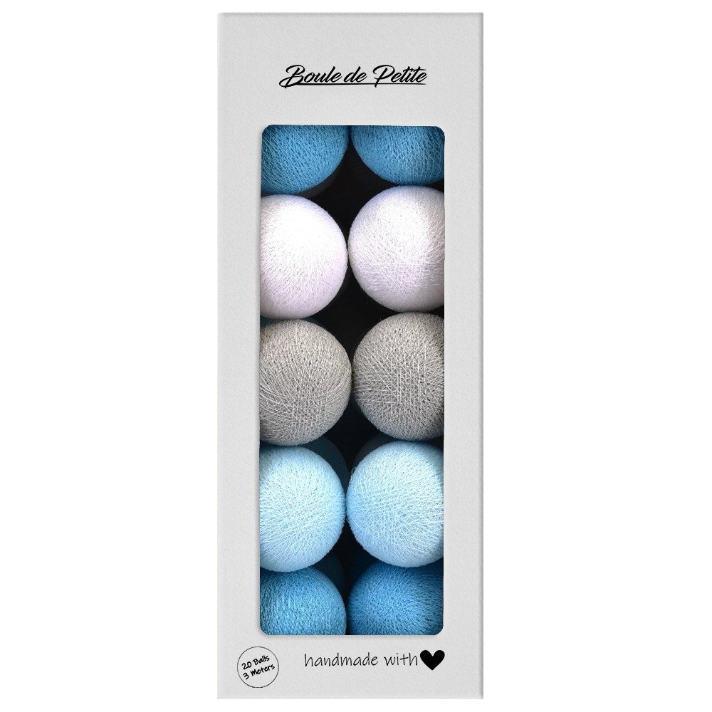 Boule De Petite Işıklı Top Sky Blue 