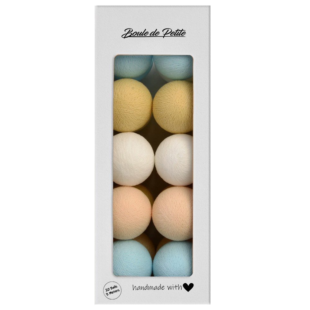 Boule De Petite Işıklı Top Creamy 