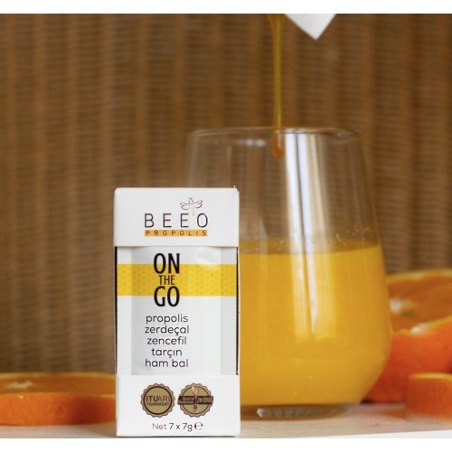 Bee'o On The Go Propolis Zerdeçal Zencefil Tarçın Ham Bal 