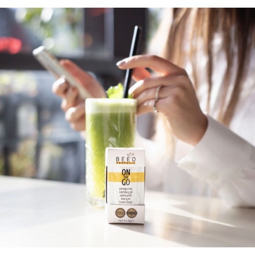 Bee'o On The Go Propolis Zerdeçal Zencefil Tarçın Ham Bal 