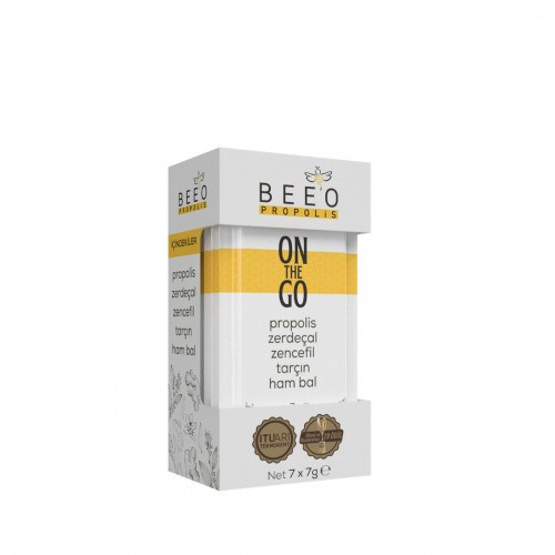 Bee'o On The Go Propolis Zerdeçal Zencefil Tarçın Ham Bal 