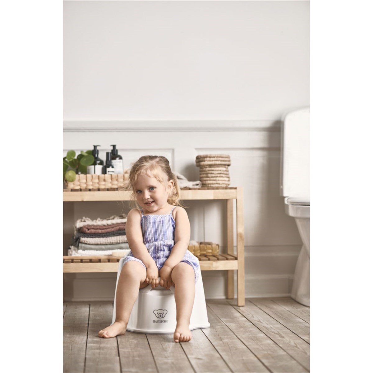 Babybjörn Eğitici Koltuk Oturak White Grey Orjinal