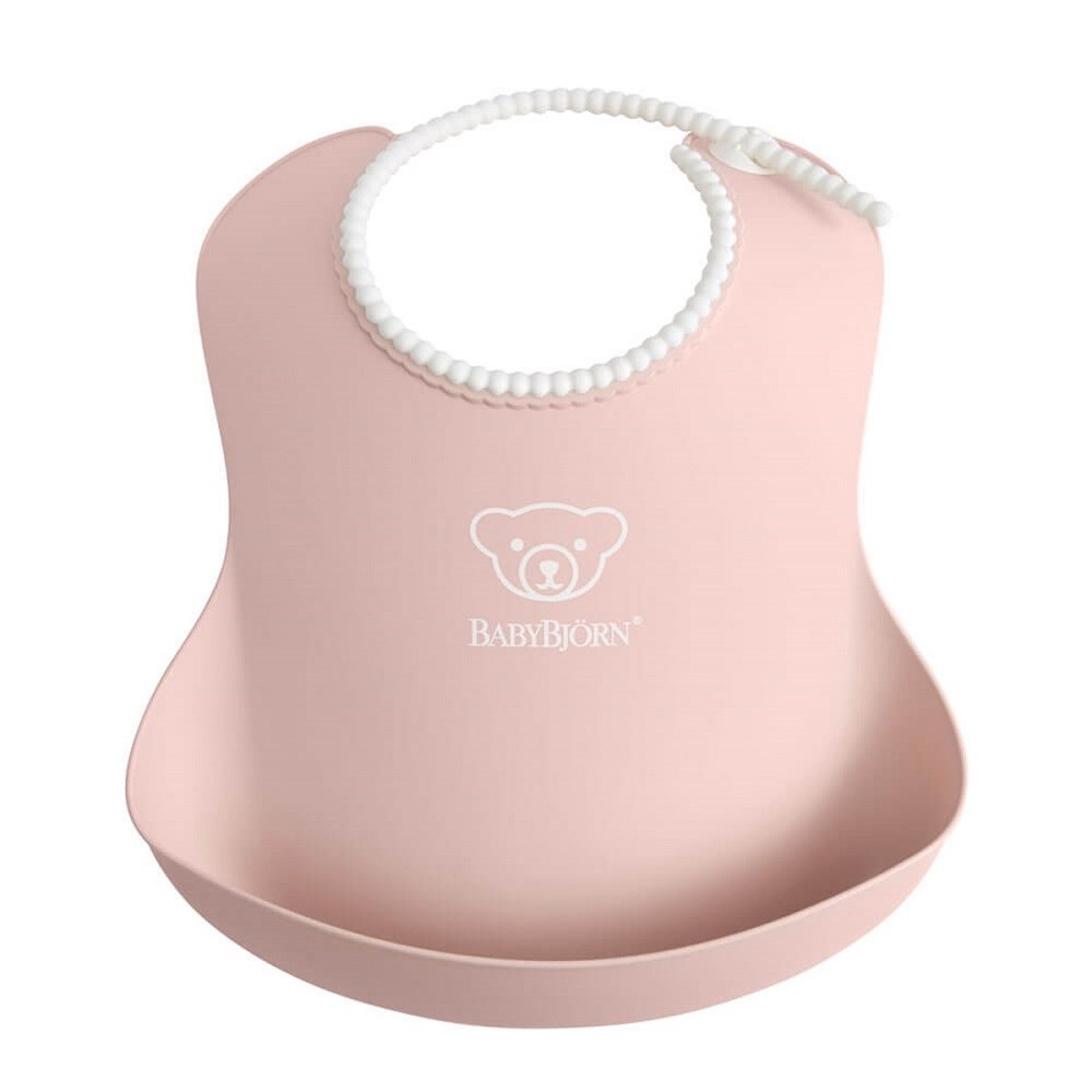 Babybjörn Yumuşak Plastik 2'li Önlük Powder Green Powder Pink 