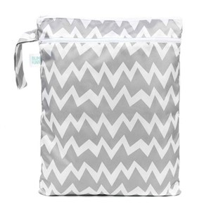 Bumkins Islak/Kirli Çantası - Gray Chevron
