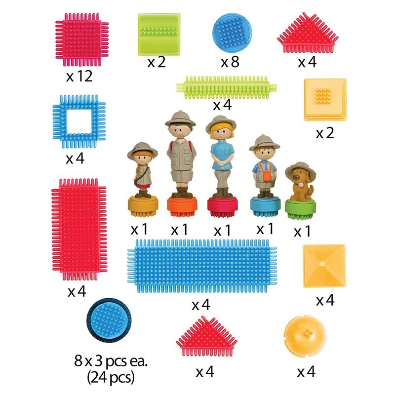 Bristle Blocks Yapı Oyuncakları Safari 85 Parça 2 Yaş+ 