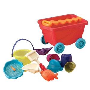 B Toys Kırmızı Plaj Vagonu 18 Ay+