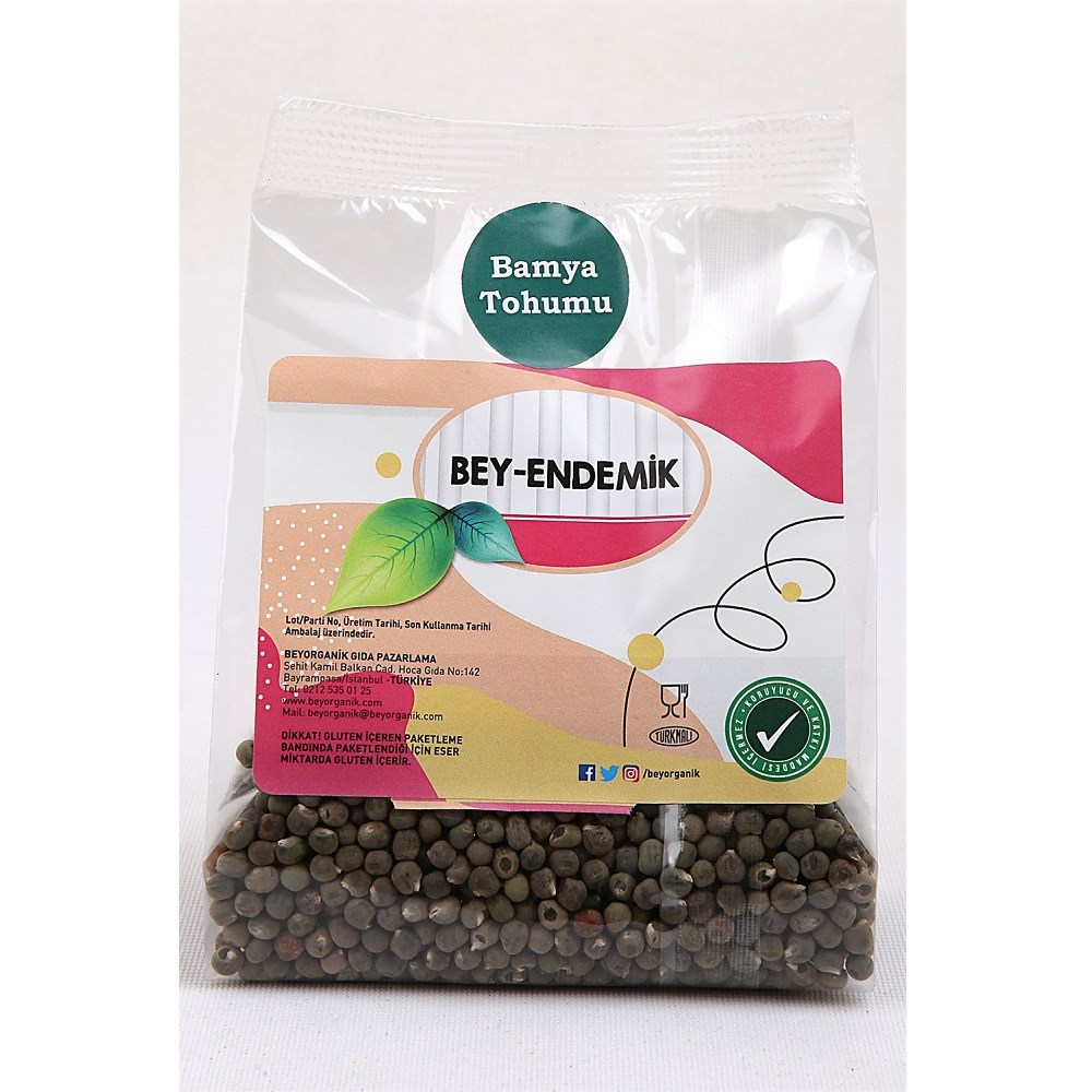 BEYORGANİK Organik Bamya Tohumu 120 gr 