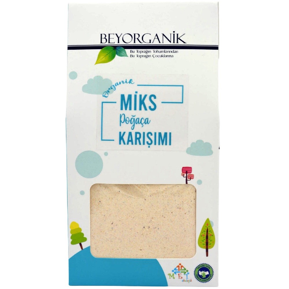 Beyorganik Organik Miks Poğaça Karışımı Siyez Unlu 200 gr 
