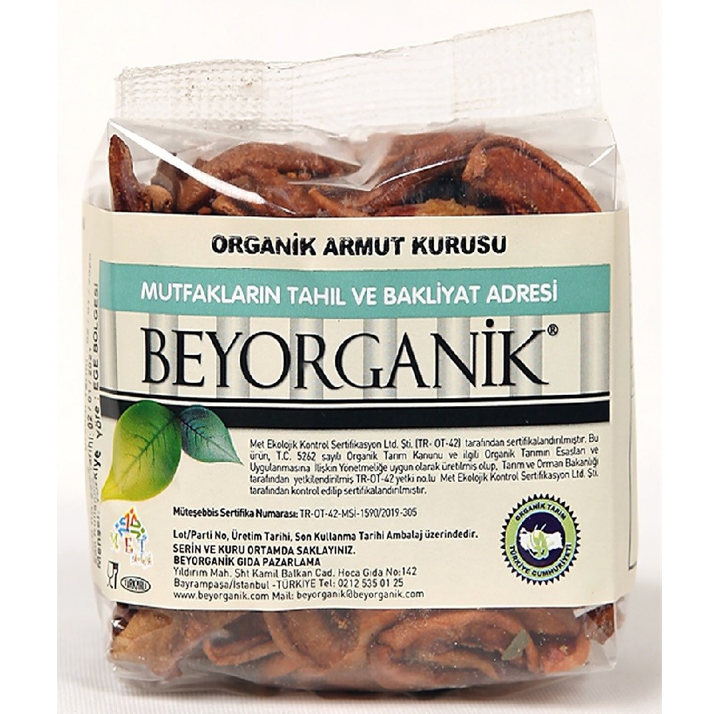 BEYORGANİK Organik Armut Kurusu 200 gr 