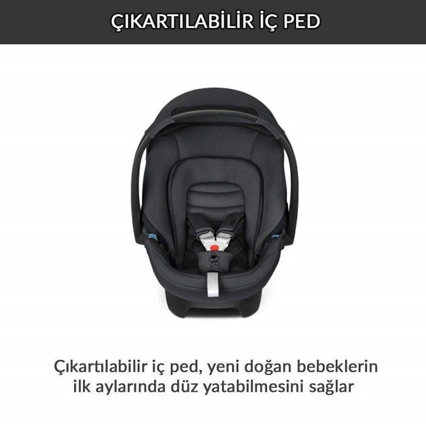 Cybex CBX Aton Bebek Ana Kucağı 0-13 kg - Comfy Grey  Orjinal