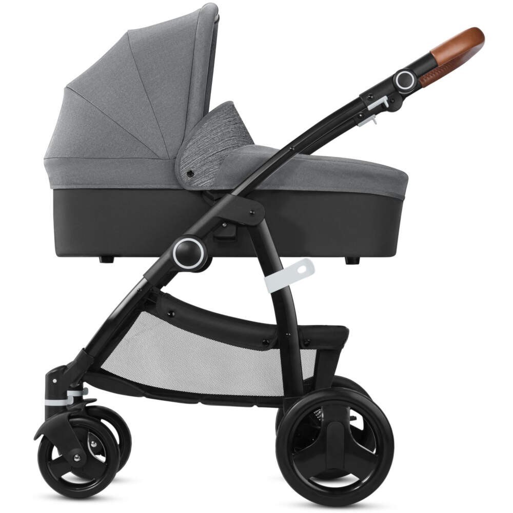 Cybex CBX Leotie Lux Bebek Arabası Carrycot Set - Comfy Grey Orjinal