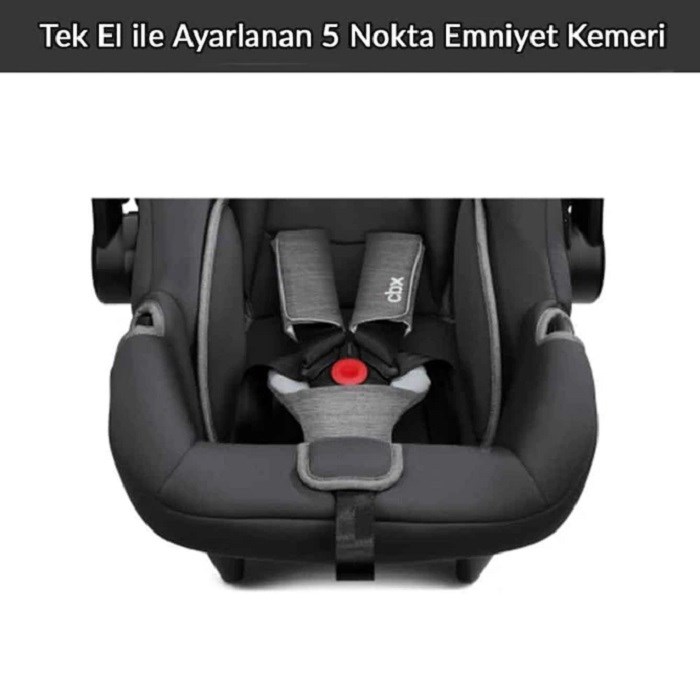 Cybex CBX Misu Travel Sistem Bebek Arabası Comfy Grey 