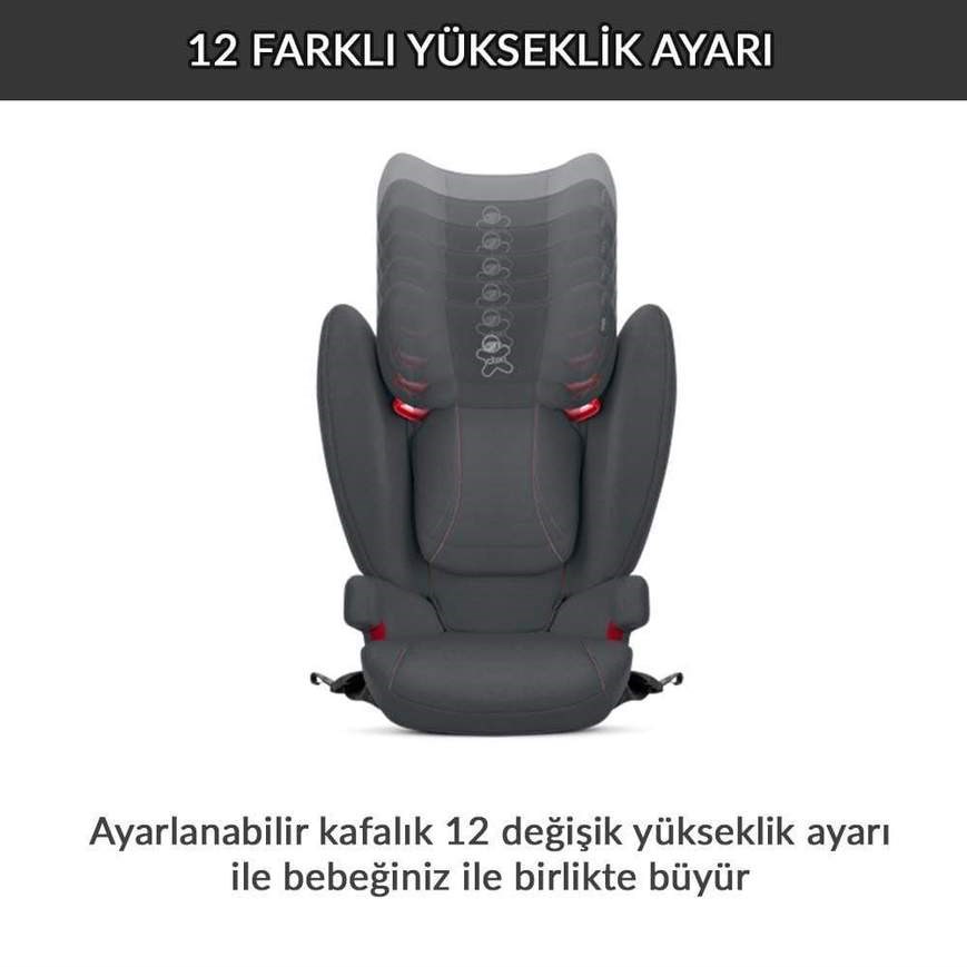 Cybex CBX Yari 15-36 kg Oto Koltuğu - Orangy Grey Orjinal