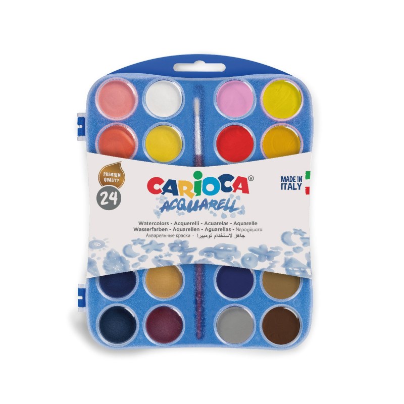 Carioca Sulu Boya 24'lü 30 mm Orjinal