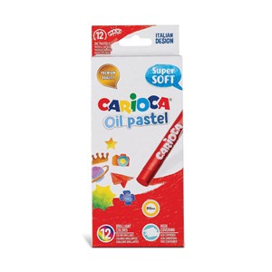 Carioca Yağlı Pastel Boya Kalemi 12'li