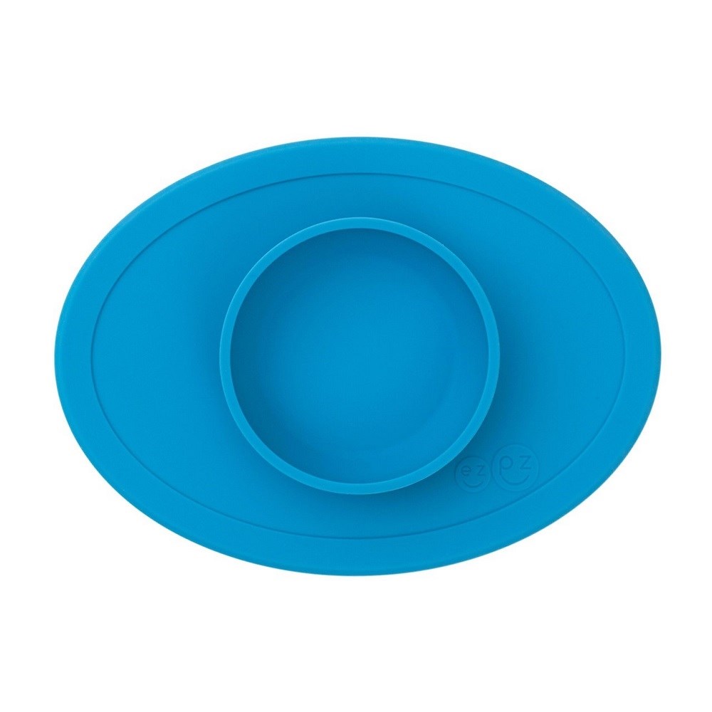 EZPZ Tiny Bowl Mavi / Orjinal Silikon Kase+Mat Orjinal
