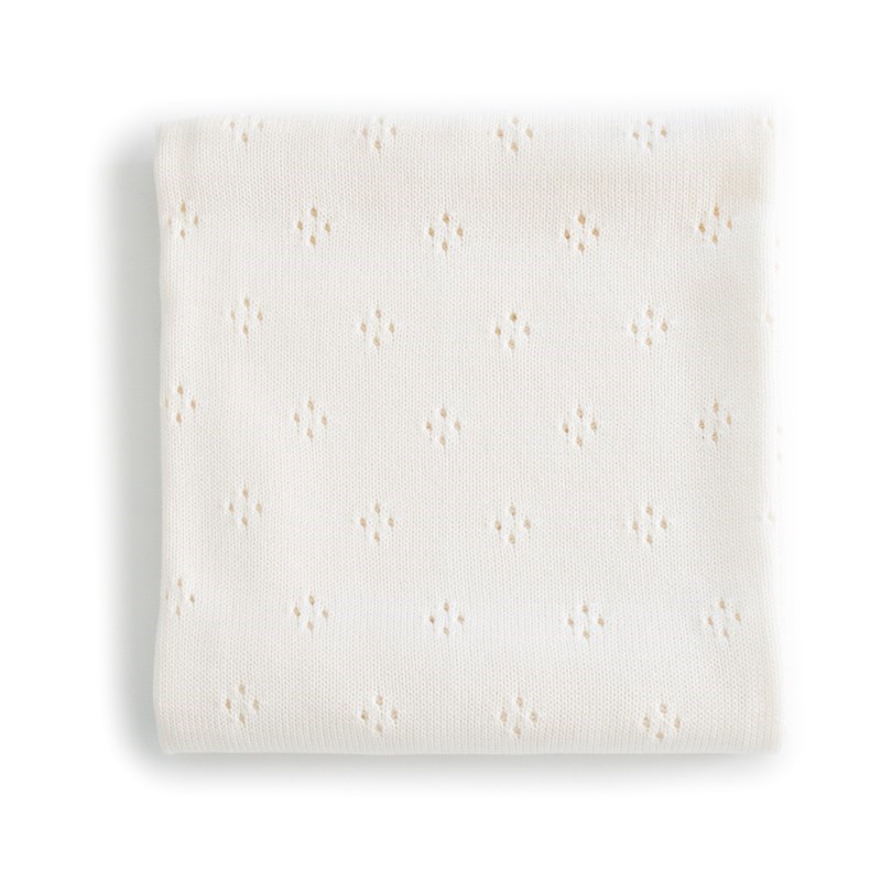 Funnababy Triko Battaniye Fiore 75 x 110 cm Krem