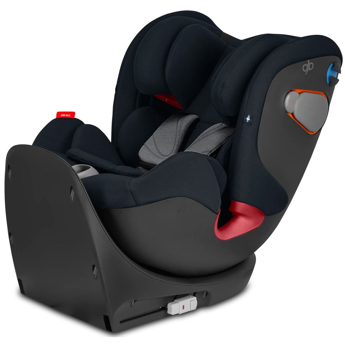 Cybex GB Uni All Velvet 0-36 kg İsofixli Oto Koltuğu Black Black Orjinal