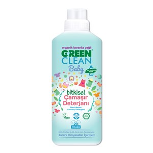 U Green Clean Bebek Organik Lavanta Yağlı Bitkisel Çamaşır Deterjanı 1000 ml