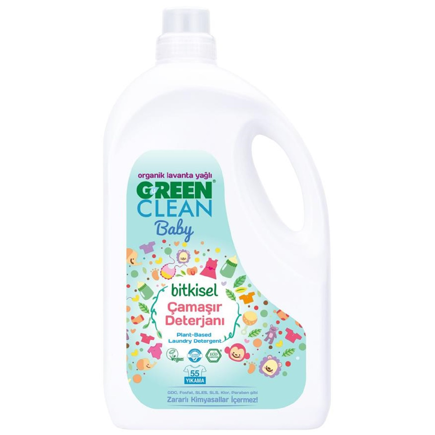 U Green Clean Bebek Bitkisel Çamaşır Deterjanı 2750 ml 