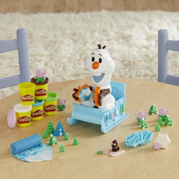 Play Doh Disney Olaf'ın Kızağı Orjinal