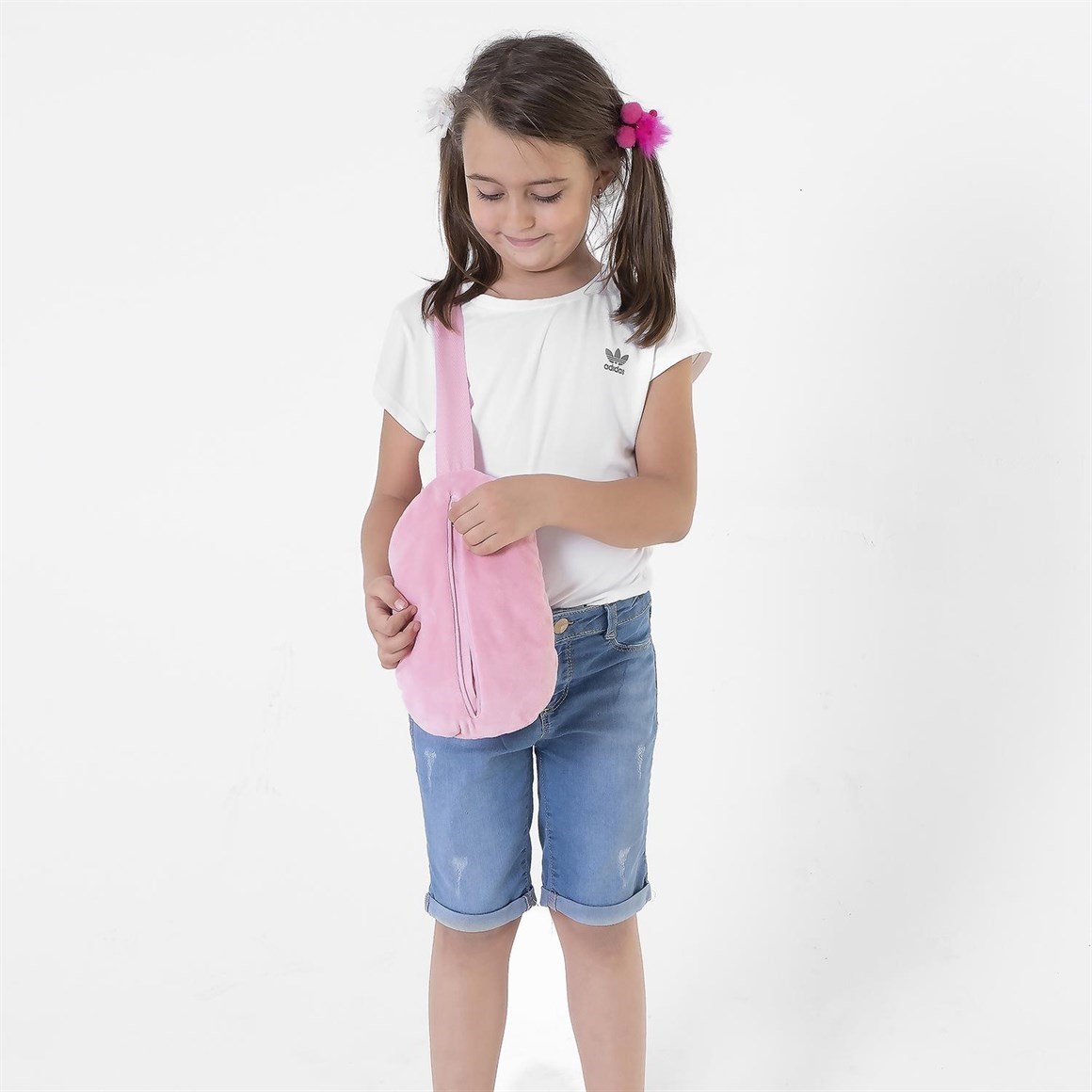 Kral Şakir Lisanslı Kapşonlu S-shirt - Canan Pembe