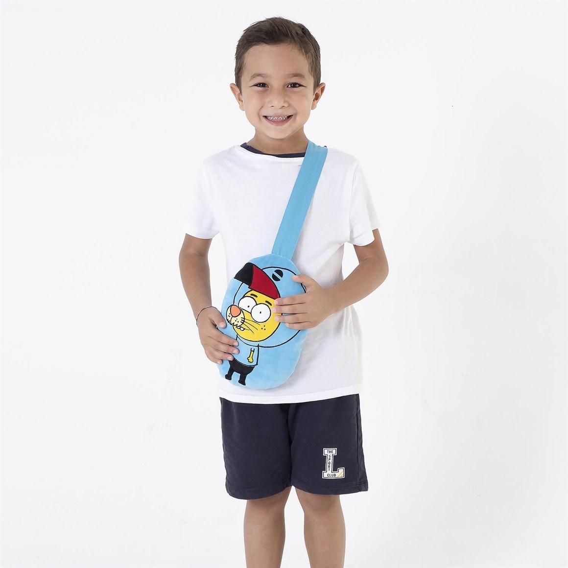 Kral Şakir Lisanslı Kapşonlu S-shirt - Şakir Gri