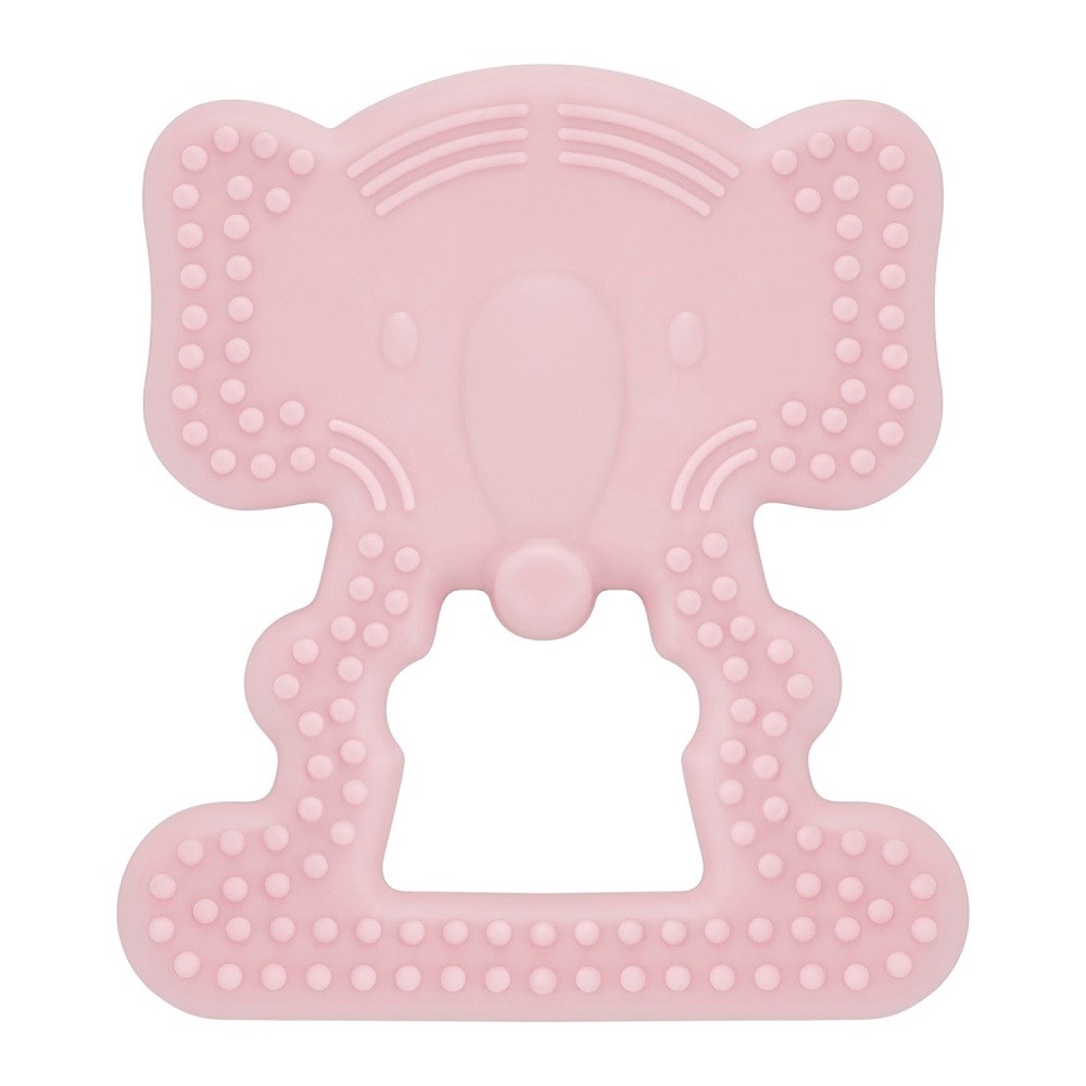 Babyjem Yumuşak Diş Kaşıyıcı Fil Pembe