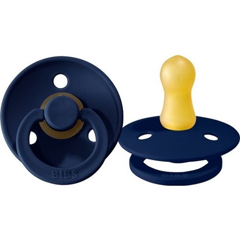 Bibs Colour Bebek Doğal Kauçuk Emzik Deep Space 0-6 Ay Koyu Mavi