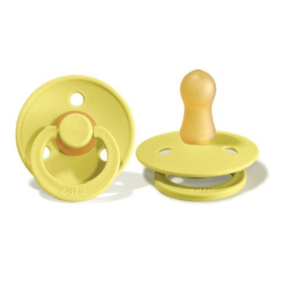 Bibs Colour Bebek Doğal Kauçuk Emzik Ananas 6-18 Ay Sarı