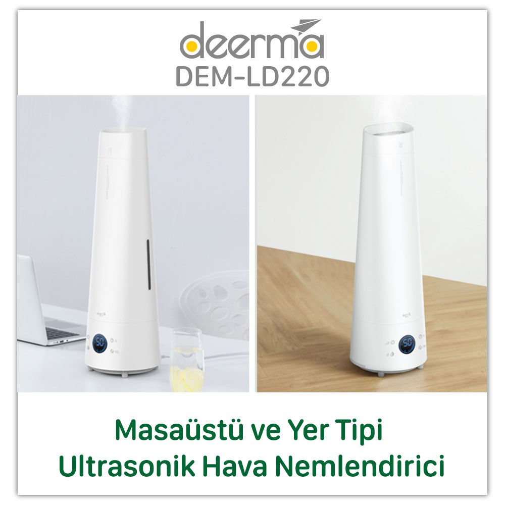Deerma LD220 Kumandalı Ultrasonik Soğuk Hava Nemlendirici 