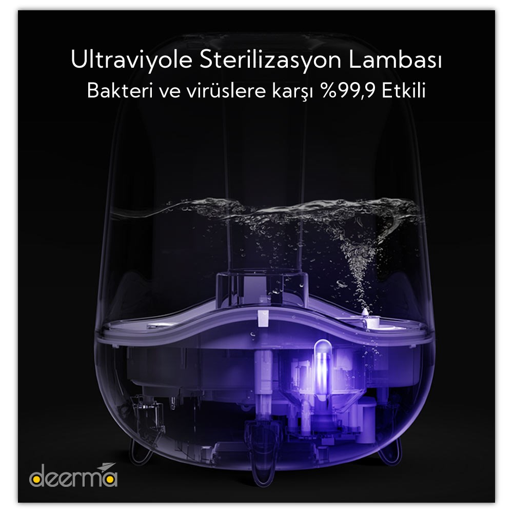 Deerma F327 Ultraviyole (UVC) Ultrasonik Soğuk Hava Nemlendirici 