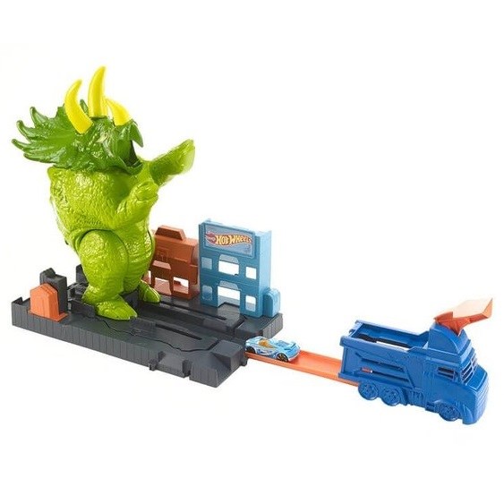 Hot Wheels Triceratops Saldırısı Oyun Seti Orjinal
