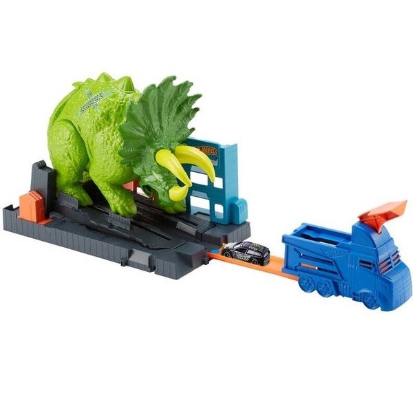 Hot Wheels Triceratops Saldırısı Oyun Seti Orjinal